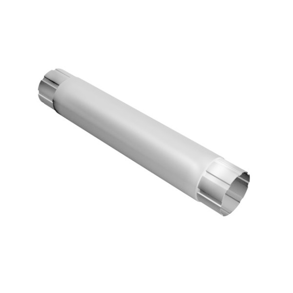 Водосток Grand Line 125x90 – Труба водосточная 1м RAL 9003 купить в Орске