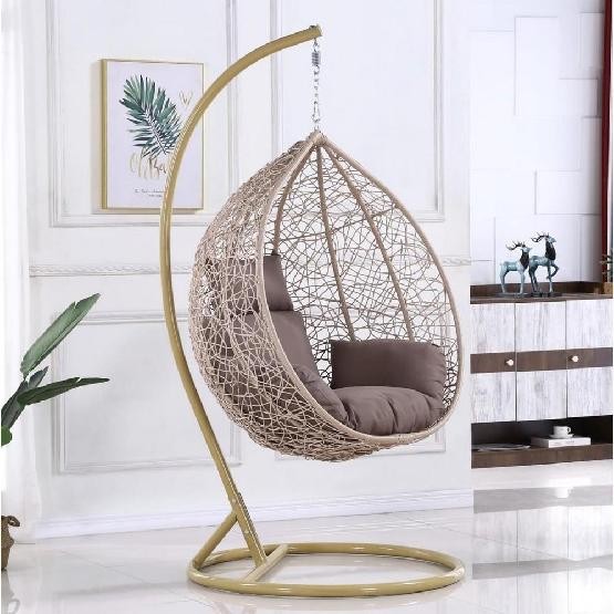 Кресло Подвесное из искусственного ротанга AFM-169A-LB Beige купить в Орске
