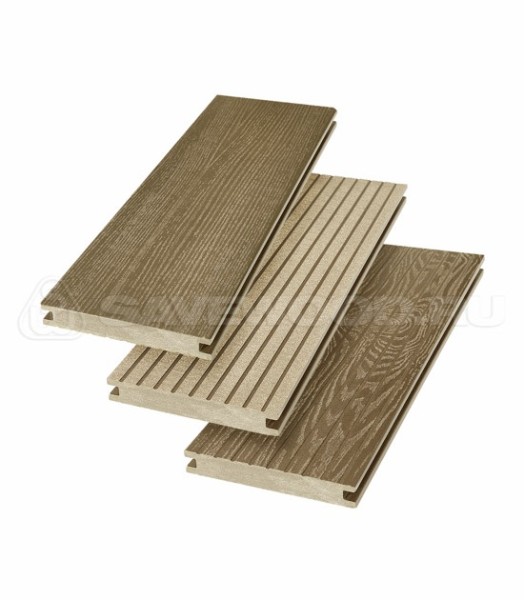 Террасная доска SW Fraxinus (R) полнотелая «SaveWood» Тик купить в Орске