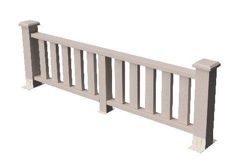 Ограждения декоративное ДПК GRINDERDECO Эрес выбеленый дуб купить в Орске