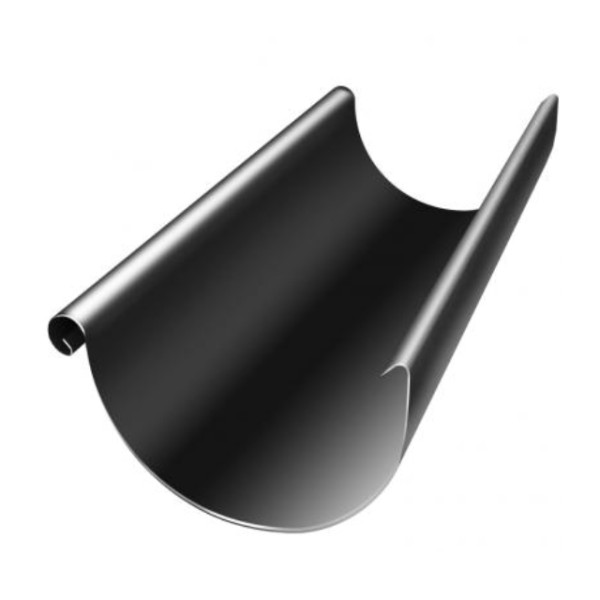 Водосток Grand Line 125x90 – Желоб 3м RAL 9005 купить в Орске