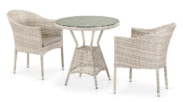 Комплект плетеной мебели AFINA из иск. ротанга T705ANT/Y350-W85 Latte 2Pcs купить в Орске