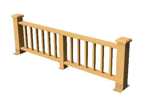 Ограждения декоративное ДПК GRINDERDECO Троя песчаник купить в Орске