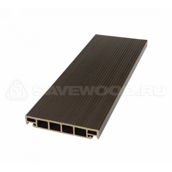 Террасная доска из ДПК SW-Salix «SaveWood» темно-коричневый купить в Орске