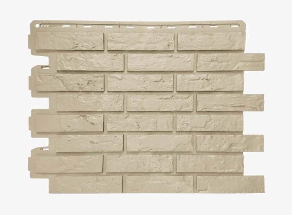 Фасадная панель Альта-Профиль Кирпич Рижский ЭКО Кремовый купить в Орске