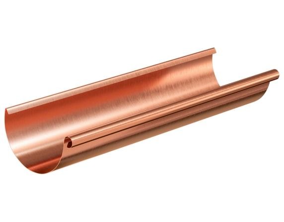 Водосток Aquasistem, система 150/100 - Желоб водосточный медный 3 метра купить в Орске