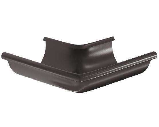 Водосток Aquasistem, система 150/100 -  Угол желоба, наружный 90° RR 32 Тёмно Коричневый купить в Орске