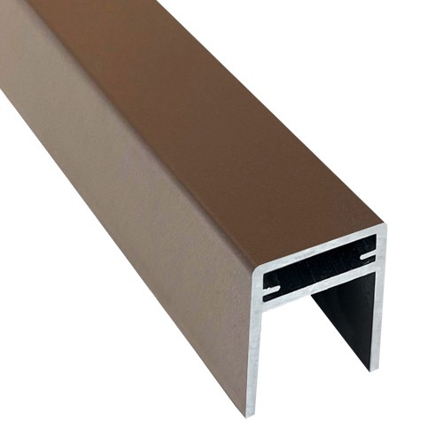 П-профиль Алюминиевый EasyDecking 35x25 Венге купить в Орске