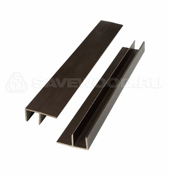 F-профиль ДПК Savewood – Тёмно-коричневый купить в Орске