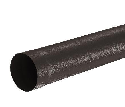 Водосток Aquasistem, Система 150/100 - Труба водосточная 1.00м RR 32 Тёмно-коричневый matt купить в Орске