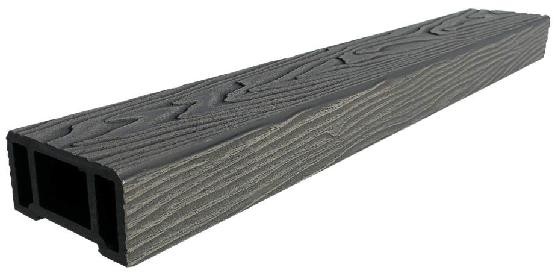 Перила ДПК 3D GardenParkett фактура дерева Графит купить в Орске