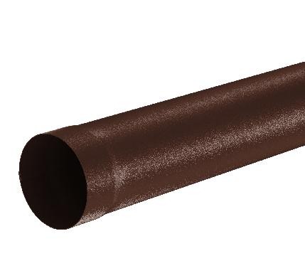 Водосток Aquasistem, Система 150/100 - Труба водосточная 1.00м RAL 8017 Коричневый matt купить в Орске