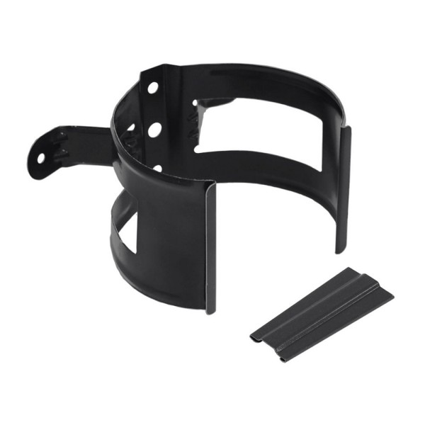 Водосток Grand Line 125x90 – Хомут трубы (на дерево) RAL 9005 купить в Орске