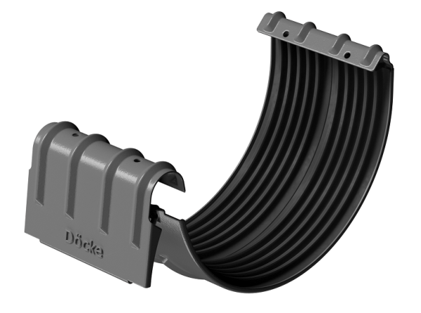 Соединитель желобов D125 Döcke STAL PREMIUM Графит, (RAL 7024) купить в Орске