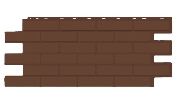 Фасадная панель T-Siding Кирпич Модерн Эко Браун купить в Орске