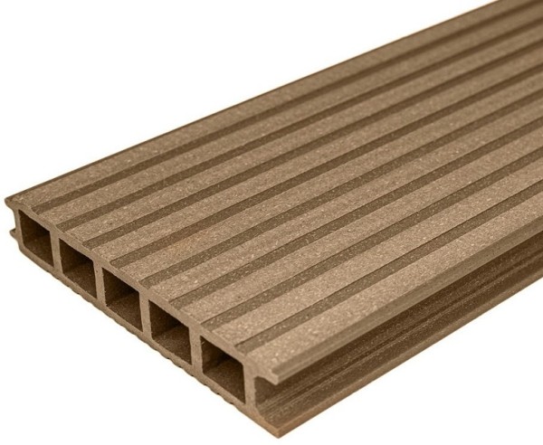 Террасная доска из ДПК бесшовная holzhof, Орех купить в Орске