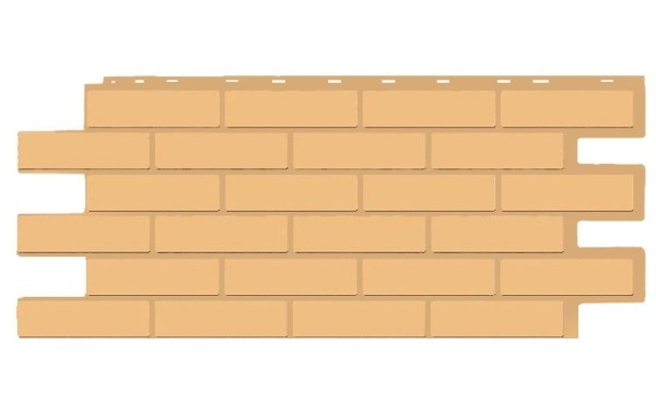 Фасадная панель T-Siding Кирпич Модерн Эко Крем купить в Орске
