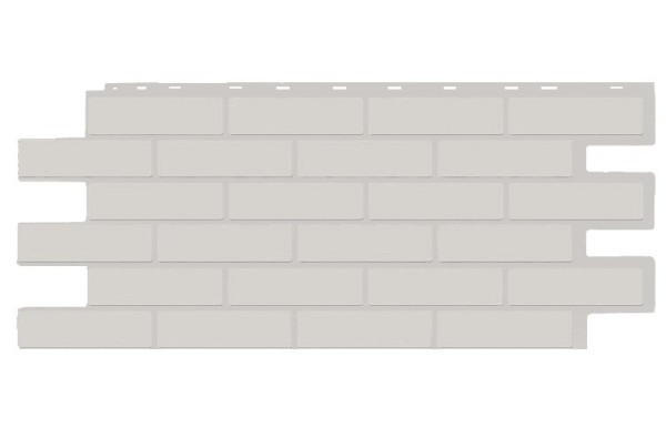 Фасадная панель T-Siding Кирпич Модерн Эко Уайт купить в Орске