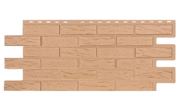 Фасадная панель T-Siding Кирпич Саман Эко Крем купить в Орске